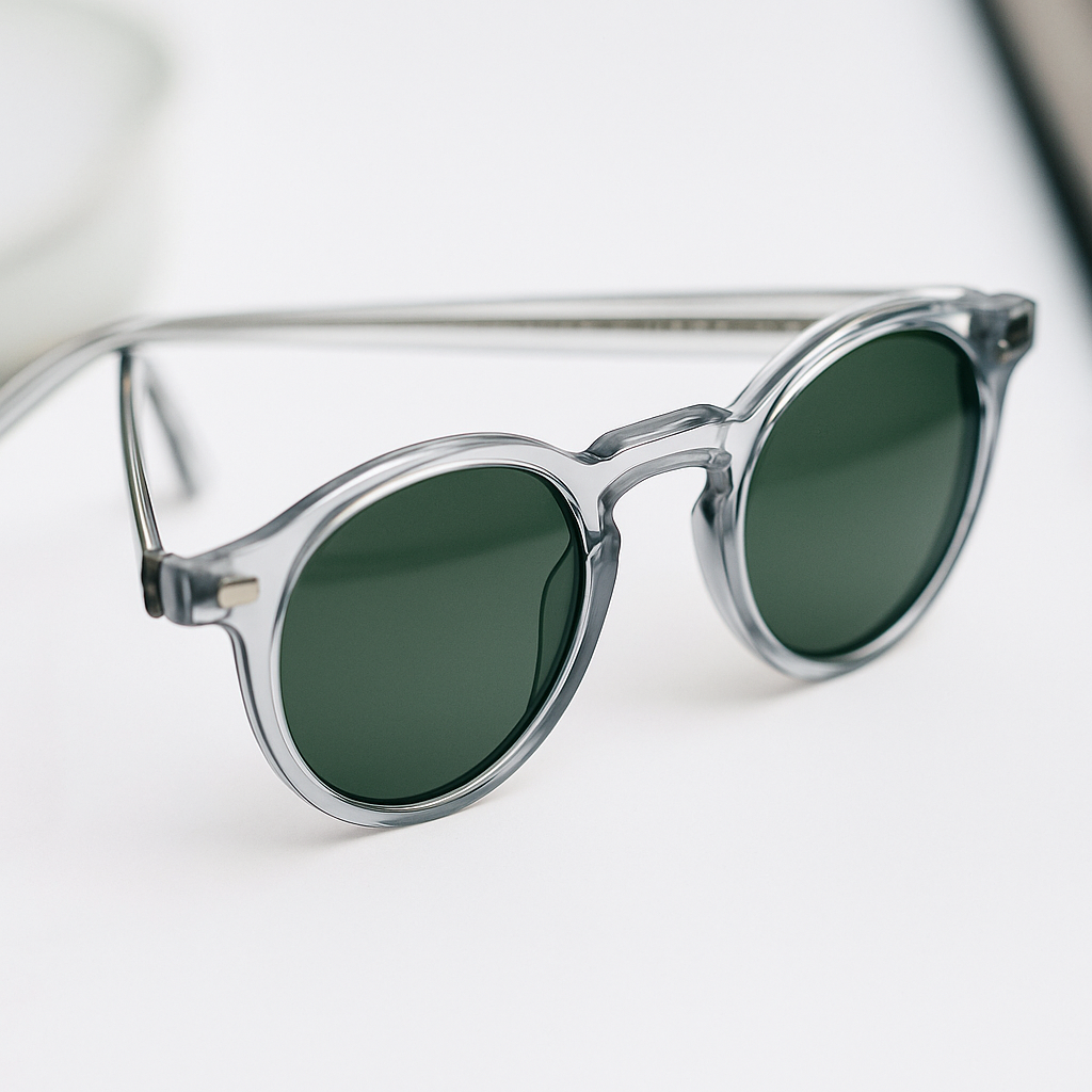 Amani Shades| Gray Transparent, Sunglasses